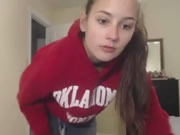 Super schattige studente striptease